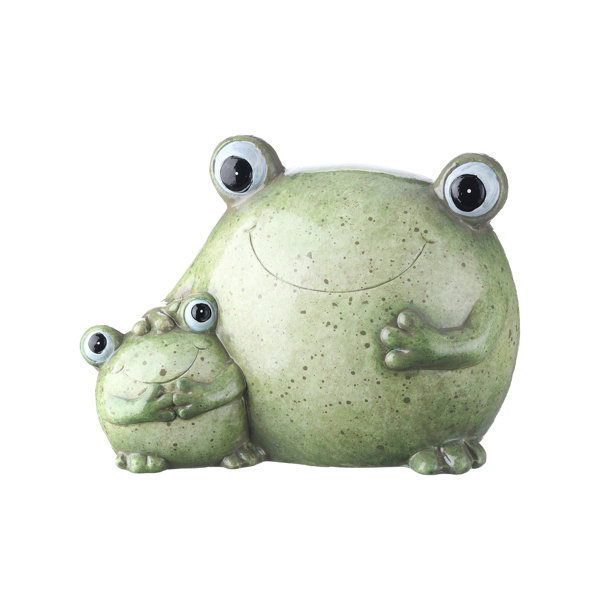 Trinx Friston Frog Toad Ceramic Garden Statue Wayfair 9341